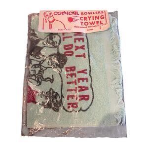 Vintage Mafco Comical Bowlers Crying Towel circa 1960s
